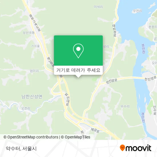 약수터 지도