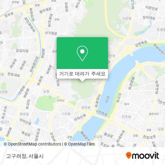 고구려정 지도