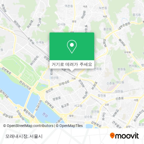 모래내시장 지도