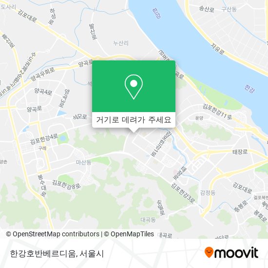 한강호반베르디움 지도