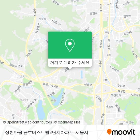 상현마을 금호베스트빌3단지아파트 지도