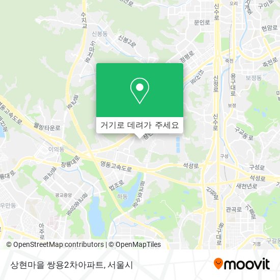 상현마을 쌍용2차아파트 지도