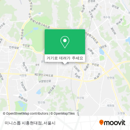 미니스톱 시흥현대점 지도
