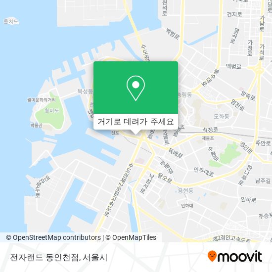 전자랜드 동인천점 지도