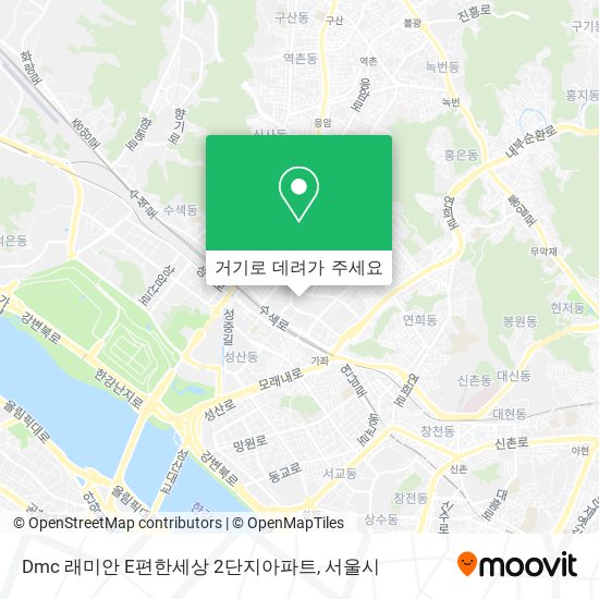 Dmc 래미안 E편한세상 2단지아파트 지도