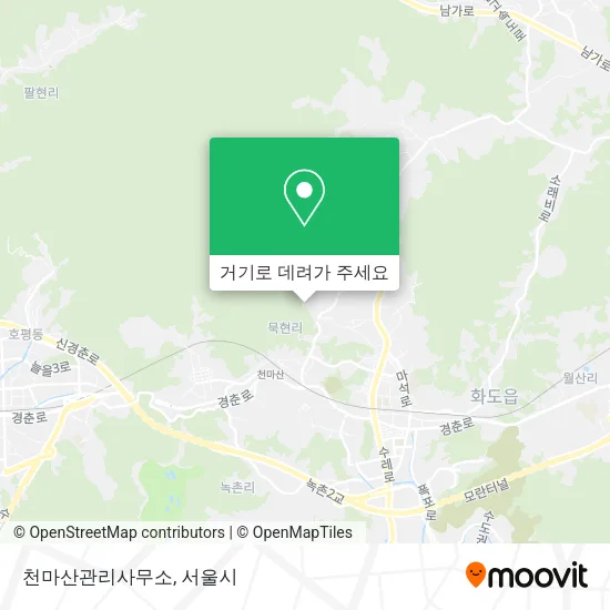 천마산관리사무소 지도
