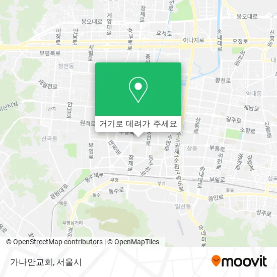 가나안교회 지도