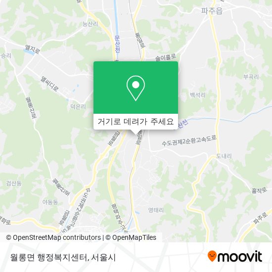 월롱면 행정복지센터 지도
