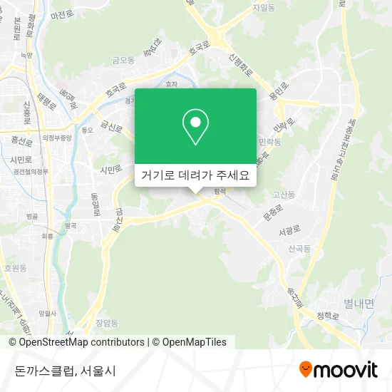 돈까스클럽 지도