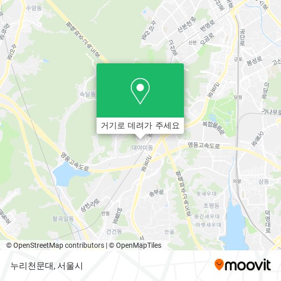 누리천문대 지도