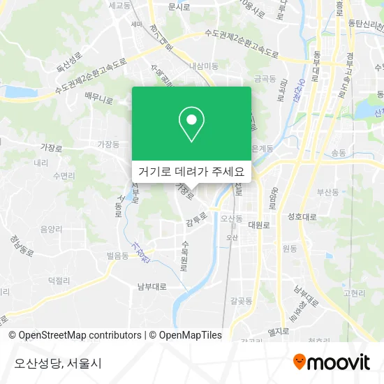 오산성당 지도
