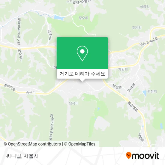 써니빌 지도