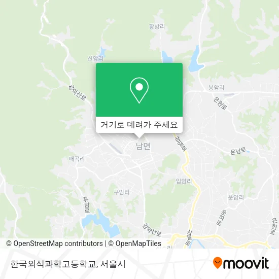 한국외식과학고등학교 지도