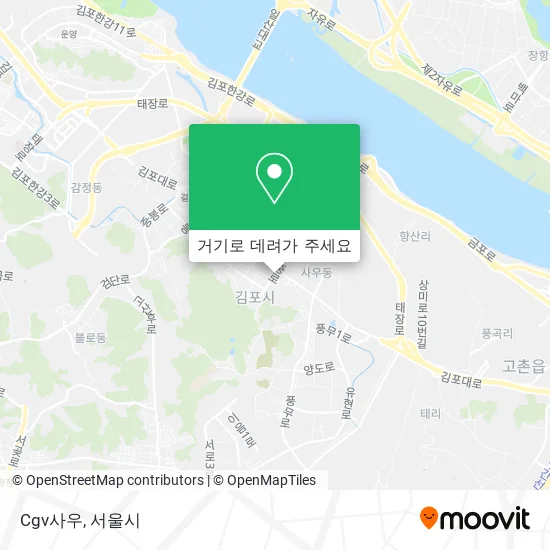 Cgv사우 지도