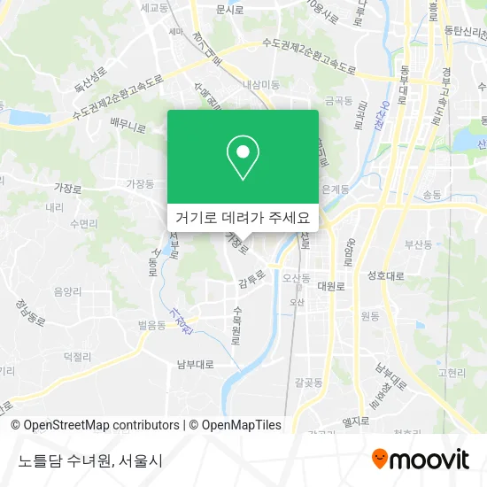 노틀담 수녀원 지도