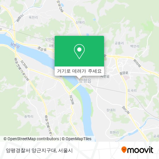 양평경찰서 양근지구대 지도