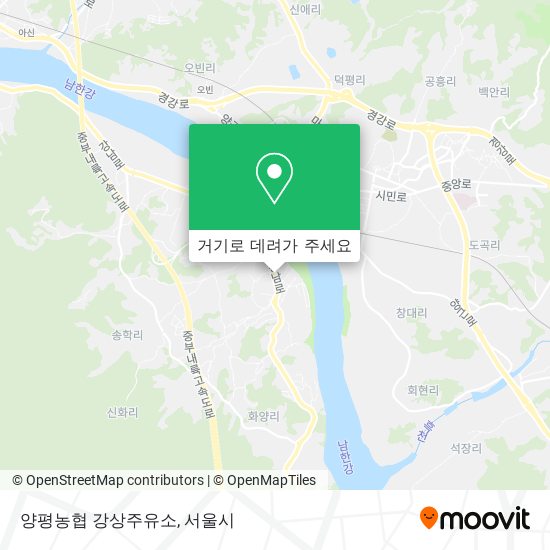 양평농협 강상주유소 지도