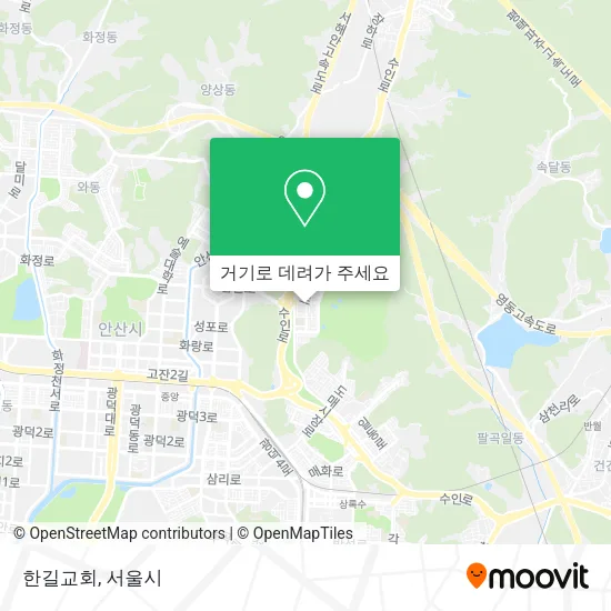 한길교회 지도