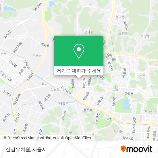 신길유치원 지도