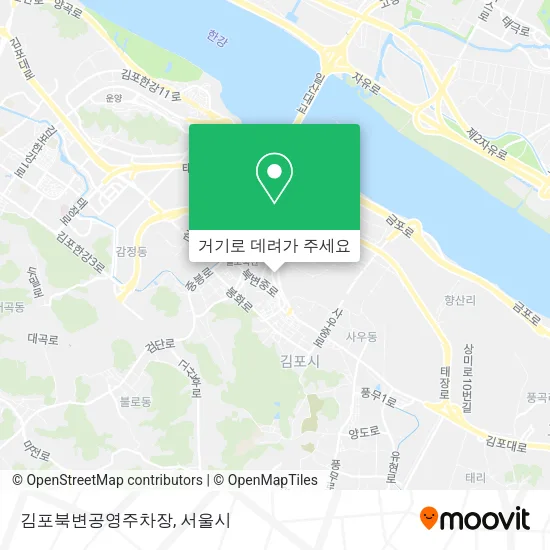 김포북변공영주차장 지도