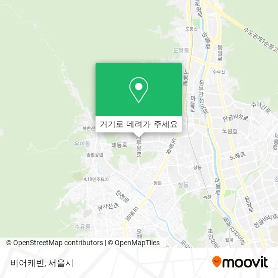 비어캐빈 지도