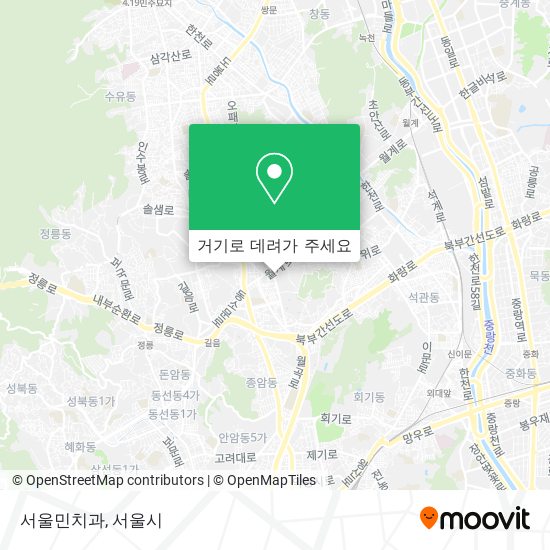 서울민치과 지도