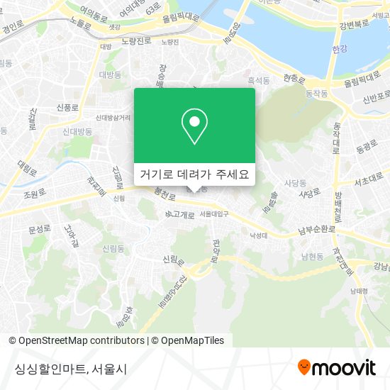 싱싱할인마트 지도