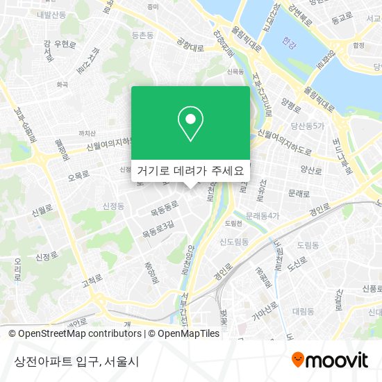 상전아파트 입구 지도