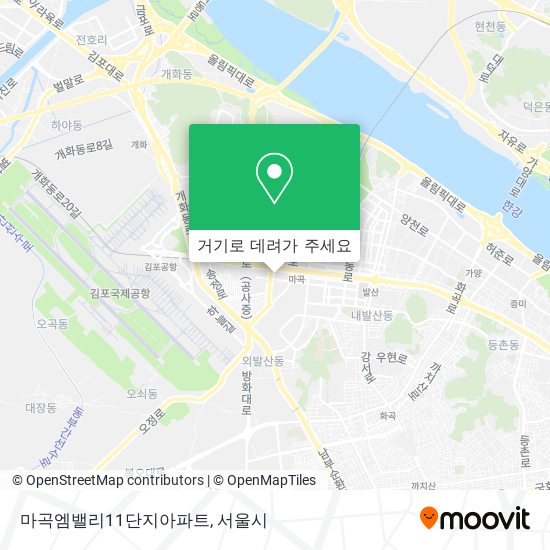 마곡엠밸리11단지아파트 지도