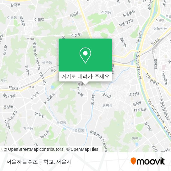 서울하늘숲초등학교 지도