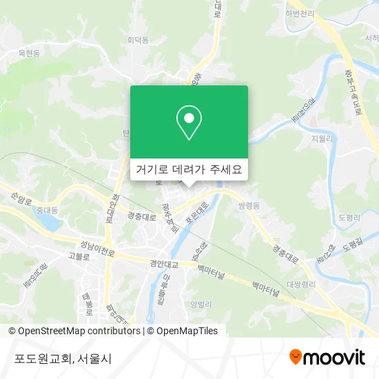 포도원교회 지도