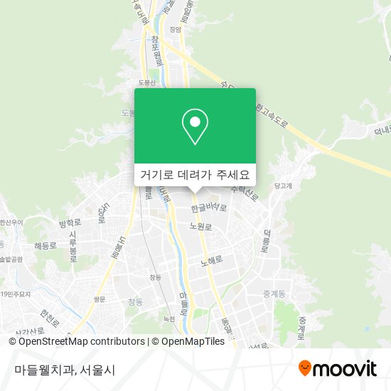 마들웰치과 지도