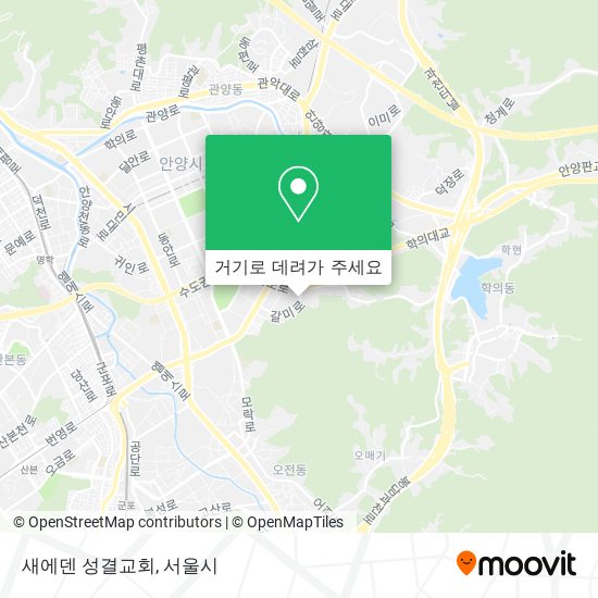 새에덴 성결교회 지도