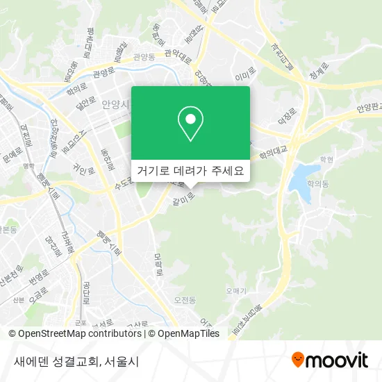 새에덴 성결교회 지도