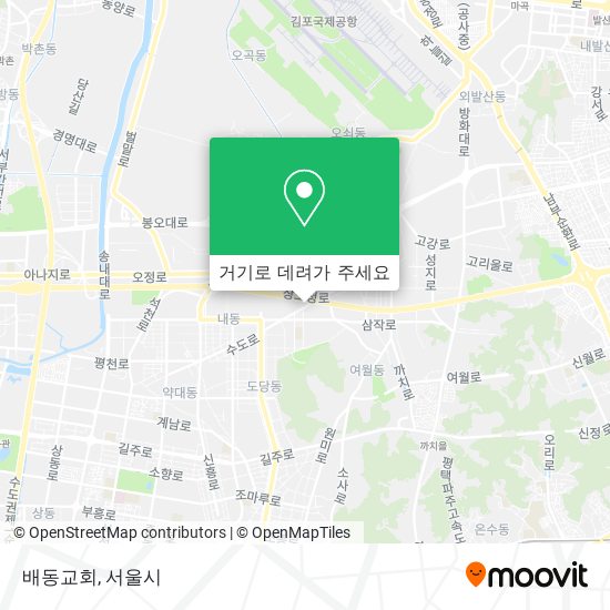 배동교회 지도