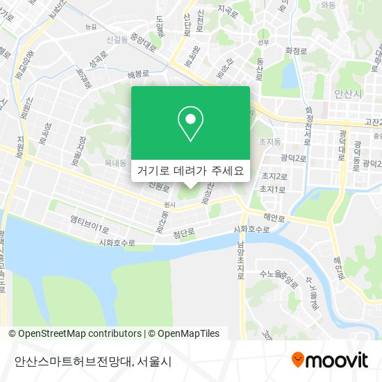 안산스마트허브전망대 지도