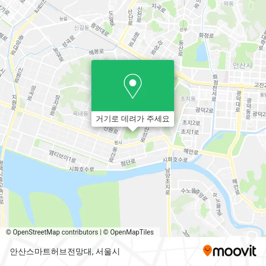 안산스마트허브전망대 지도