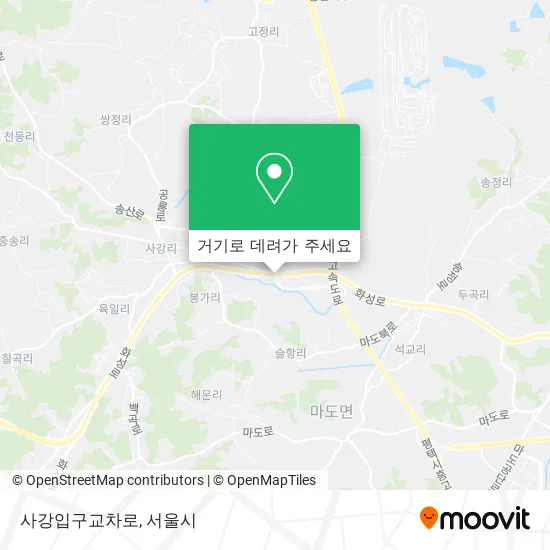 사강입구교차로 지도