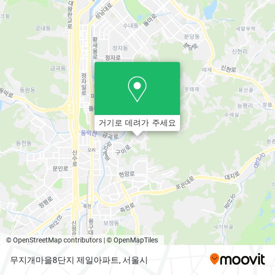 무지개마을8단지 제일아파트 지도