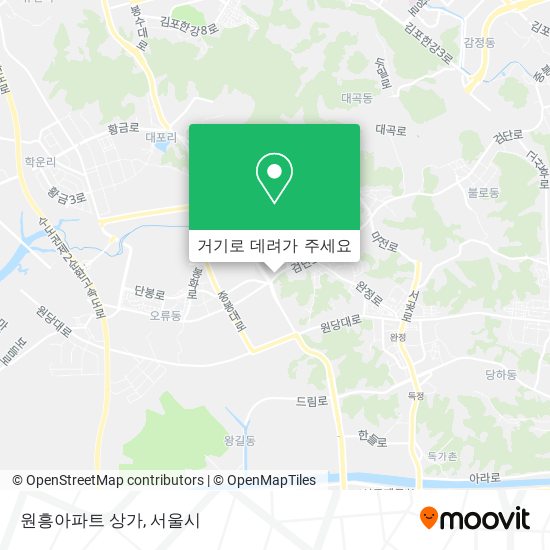 원흥아파트 상가 지도