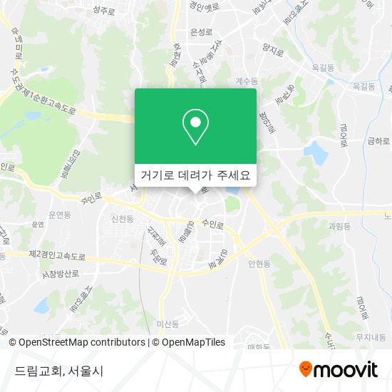 드림교회 지도