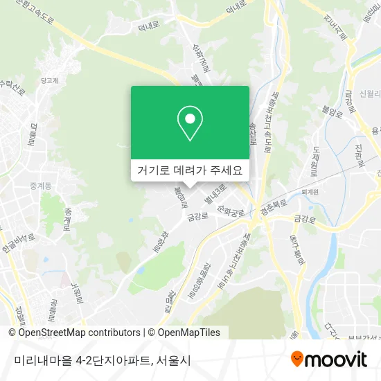 미리내마을 4-2단지아파트 지도
