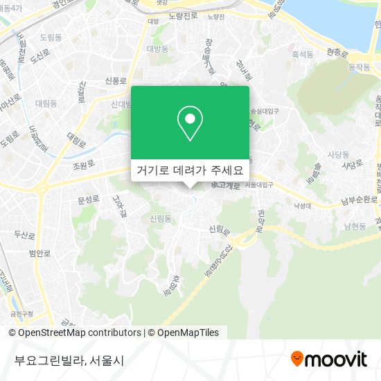 부요그린빌라 지도