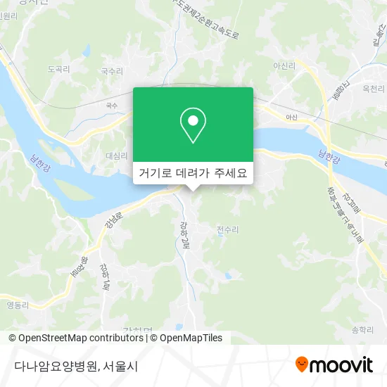 다나암요양병원 지도