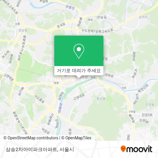 삼송2차아이파크아파트 지도