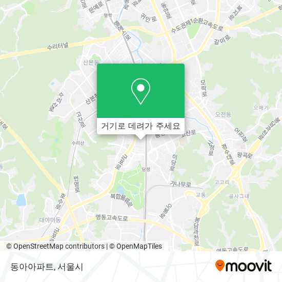 동아아파트 지도