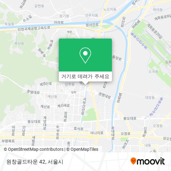 원창골드타운 42 지도