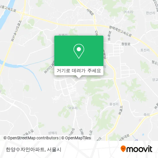 한양수자인아파트 지도