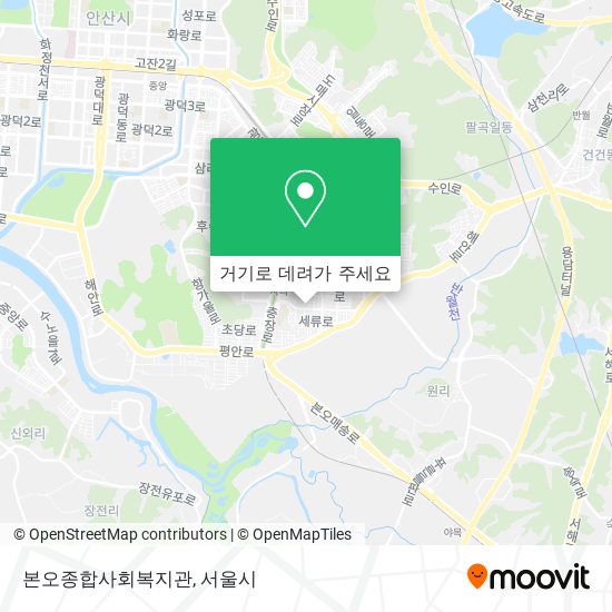 본오종합사회복지관 지도