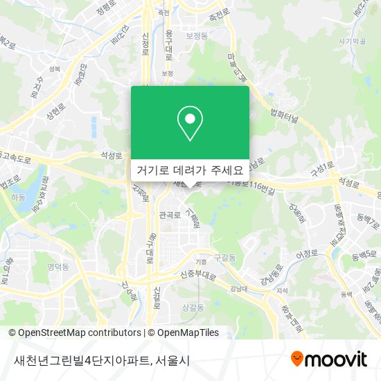 새천년그린빌4단지아파트 지도